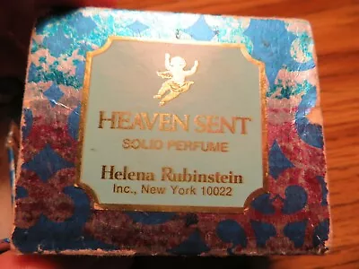 Helena Rubinstein Vintage Heaven Sent Solid Perfume Box (EMPTY) Advertising • $4.99