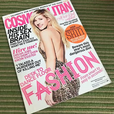 VINTAGE READING!!  UK Cosmopolitan Magazine - January 2014 • $2.49