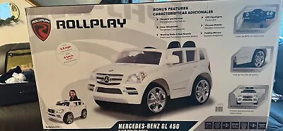 USED Rollplay 6V Mercedes-Benz GL450 SUV Powered Ride-On - White • $125