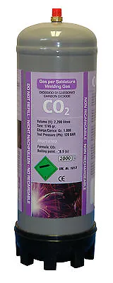 CO2 Gas Bottle 220ltr For Mig Welding Disposable Cylinder  • £28.80