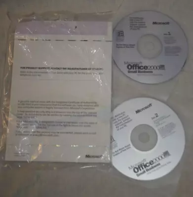 Microsoft Office 2000 Small Business Word Excel Outlook Publisher XP/98/95 • $13.99