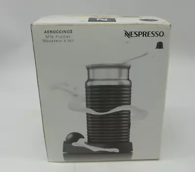 Nespresso Aeroccino3 Milk Frother - Black - NEW IN BOX • $45
