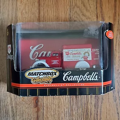 Matchbox Collectible Campbells Soup 1937 Dodge Airflow 1:43 Scale New In Box • $15.99