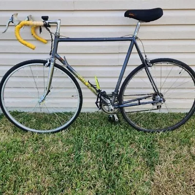 Vintage Gitane Road Bike - 27  - 12 Speed - Steel Grey & Yellow - Shimano • $149
