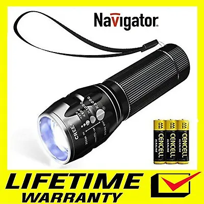 LED Tactical Flashlight Military Grade Torch Small Super Bright Handheld Light • $9.95