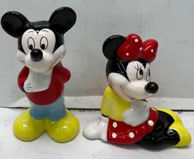 Disney Mickey And Minnie Mouse Salt And Pepper Shakers • $18.99