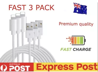 3X Fast USB Cable Charger Cord Charging For Apple IPhone 7 8 X 11 12 13 14 Ipad • $7.89