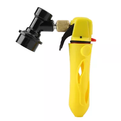 AU (Yellow)Portable Homebrew Keg Charger Handheld CO2 Injector Draft Beer Dispen • £20.73