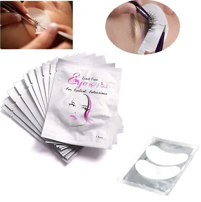 £0.99 • Buy Salon Eyelash Extensions Under Eye Gel Pads Lint Free Patches Lash Make-Up Tools