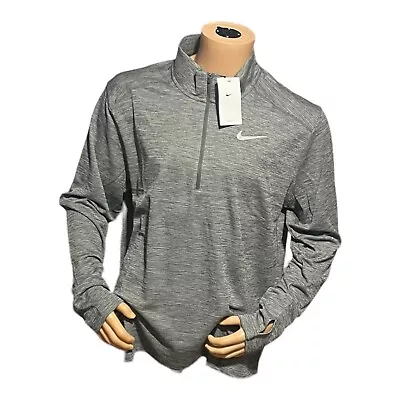 Nike Pacer Men's 1/2-Zip DRI-FIT BV4755-068 Running Top Gray Size Mens XL  • $49.99