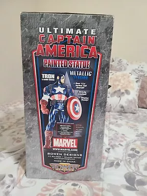 Ultimate Captain America Metallic Variant Statue 812/1380 Bowen Designs • $375