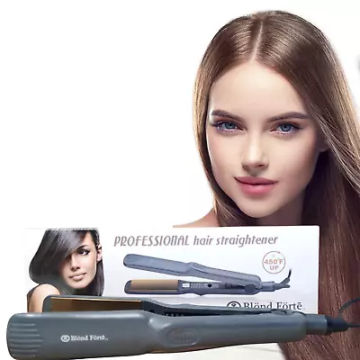 1.5 Inch Pro Hair Straightener Ceramic Tourmaline Ionic Flat Iron + Bonus Glove • $14.95