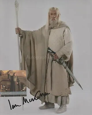 Ian McKellen Hand Signed 8x10 Photo Autograph The Lord Of The Rings Gandalf • £149.99
