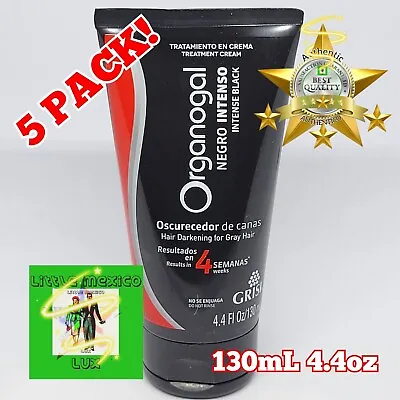 5 PCK GRISI ORGANOGAL SHAMPOO OSCURECEDOR CABELLO CANOSOS ADIÓS CANAS 130ml Each • $30