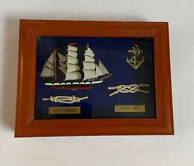 Box Framed Ship Knots Nautical • £10