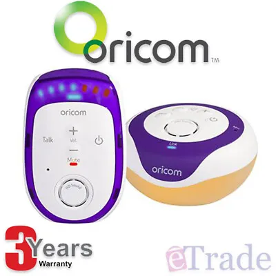 Oricom New Secure 320 DECT Wireless Audio Baby Monitor 3 Year Warranty  • $69