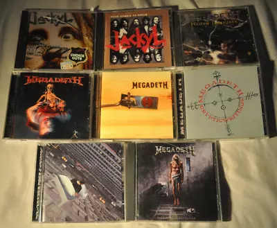 Megadeth & Jackyl CD Lot • $5