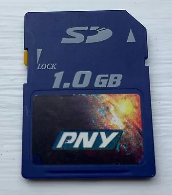 PNY  1GB SD MEMORY CARD - Tracked Postage • $10