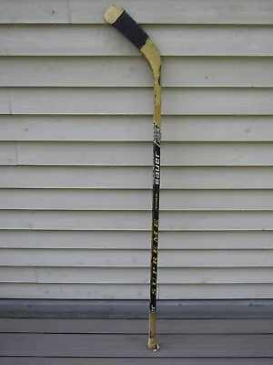 Vintage WOODEN Right Handed BAUER SUPREME Hockey Stick Black  Measures 58  • $9.93