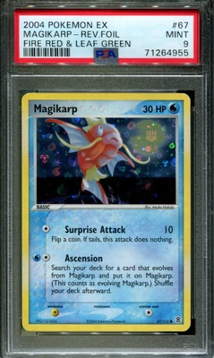 $85 • Buy Magikarp - 67/112 - PSA 9 - Reverse Holo - FRLG - Pokemon - 64955