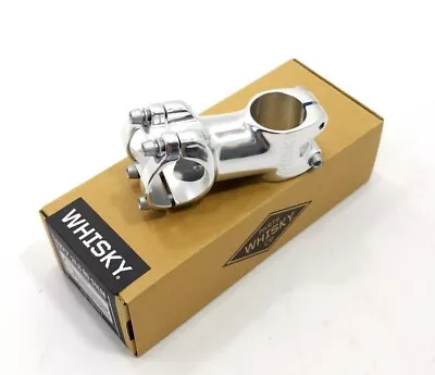 WHISKY No.7 Stem 60mm Clamp 31.8mm +/-6 Degree Silver Aluminum Mountain Bike • $35.85