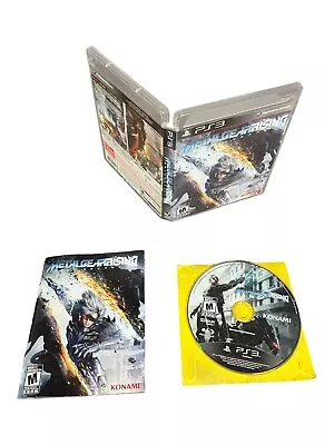 Sony PlayStation 3 PS3 CIB COMPLETE TESTED Metal Gear Rising: Revengeance • $11.99