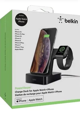 Belkin PowerHouse MFi Charging Dock Apple Watch Charger For IPhone/iPad/iPod • £34.95