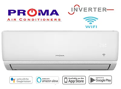 $649 • Buy New Proma 3.2kw Inverter + Wifi Air Conditioner Reverse Cycle Split System 