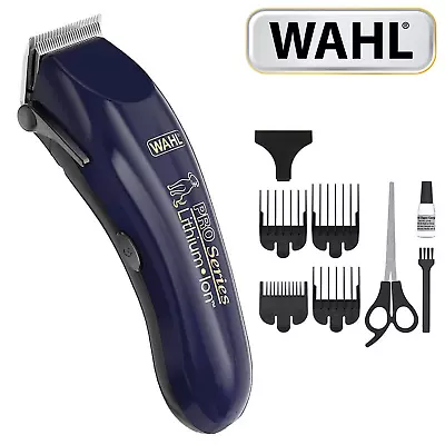 Wahl Cordless Lithium Ion Pro Series Dog Clipper Kit Grooming Set 9766-800 • £69.99