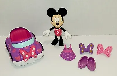 Disney Minnie Mouse Snap N Style Lot #3 Bowtique Car W Accessories • $13.99