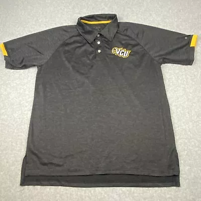 VCU Virginia Commonwealth University Rams Polo Shirt Mens Medium Embroidered • $16.99