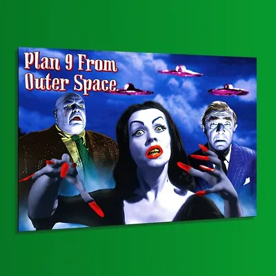 Plan 9 From Outer Space A3 Print Tor Johnson Maila Nurmi Bela Lugosi • $15.09