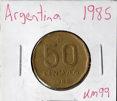 Coin Argentina 50 Centavos 1985 KM99 • $1.39