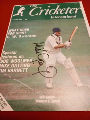 £0.99 • Buy Mike Gatting England Cricket Signed Picture 12x8