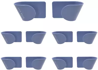 10PCS Pan Lid Holder Saucepan Pot Lid Storage Wall-Mounted Kitchen Rack 5 Pair • £6.47