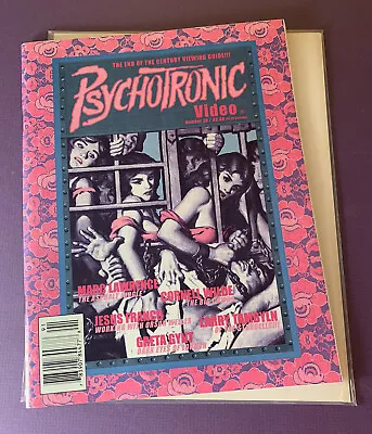 $12 • Buy 1998 PSYCHOTRONIC Video Magazine #28 RARE VARIANT COVER Wilde Franco 90s Indie