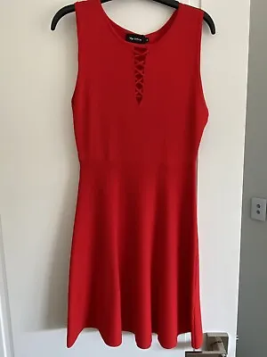 $15 • Buy Valley Girl Red Knit Dress New With Tags! Medium