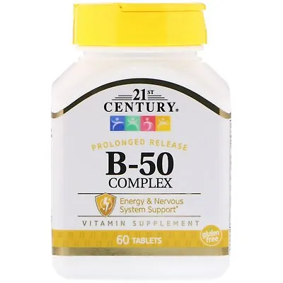 Sustained Release Vitamin B Complex 60tabs Biotin Niacinamide Vitamin B12 & B6 • $20.89