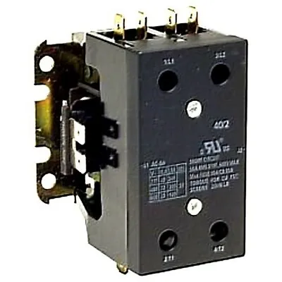 Definite Purpose Contactor 2 Pole Non Reversing 30 Amp Full Load Inductive 24VAC • $14.95