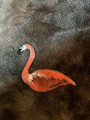 Vintage 1960’s Flamingo Pin Brooch • $15