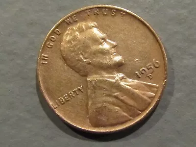 1956  D  Lincoln Wheat Penny/misprint/error/  D  Touching  9 /amazing Coin/ L@@k • $17.99