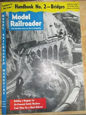 Model Railroader Magazine June 1954 • $4