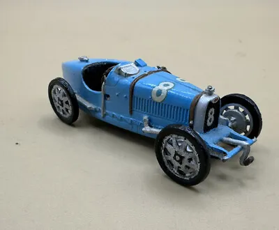 Franklin Mint Precision 4 Inch Pewter Racing Car (Bugatti Type 35 Targo Florio) • $24.99