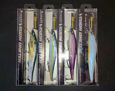 MEGABASS VISION Oneten 110  Suspending Jerkbait Lures Bass Swimbait❗️LOT Of 4❗ • $59.90