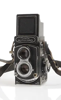 Minolta Autocord Export Medium Format TLR W/ Rokkor 75mm F3.5 Lens -No Meter- • $133.35