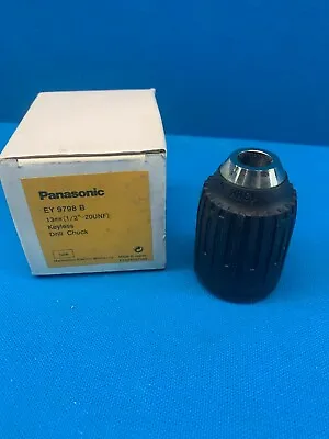 Panasonic Replacement Black 1/2  Keyless Drill Chuck EY9798B For 18 Volt Drills  • £28.91