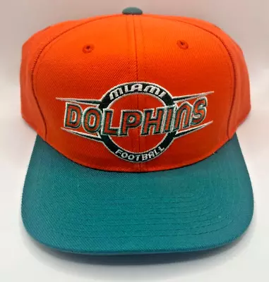 Miami Dolphins Snapback Sports Specialties Deadstock Vintage Hat 90's Retro NFL • $24.99