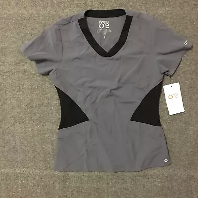 Barco One Womens Scrubs Small Gray Uniform Pockets NWT • $14.44