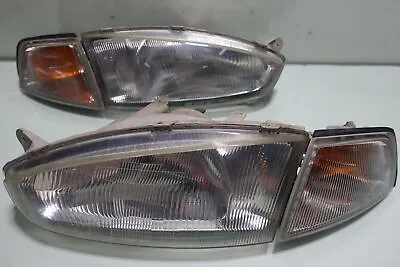 JDM Mitsubishi Colt CJ2A CJ1A Front Head Lights Corner Lamps 1 SET 1995-1998 OEM • $293.50