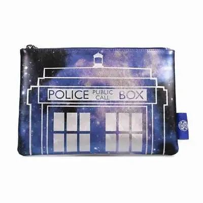 Official Dr Doctor Who Galaxy Tardis Wash Cosmetic Makeup Toiletries Bag Case • £11.95